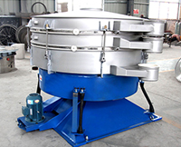 摇摆筛的摇摆多靠四周的拉杆，进行左右摇摆从而实现筛网中物料的筛分作用。