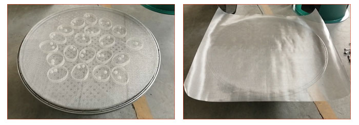 食品丝瓜视频黄片地址筛网安装步骤1，将筛网平方到子母网架上