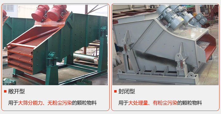 洗煤丝瓜视频黄片地址分类根据物料的不同性质和筛分场景的要求有敞开型和封闭型等。
