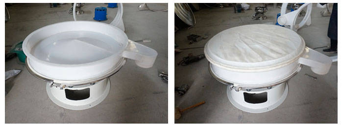 准备底座安装底框，将筛网放在底框上